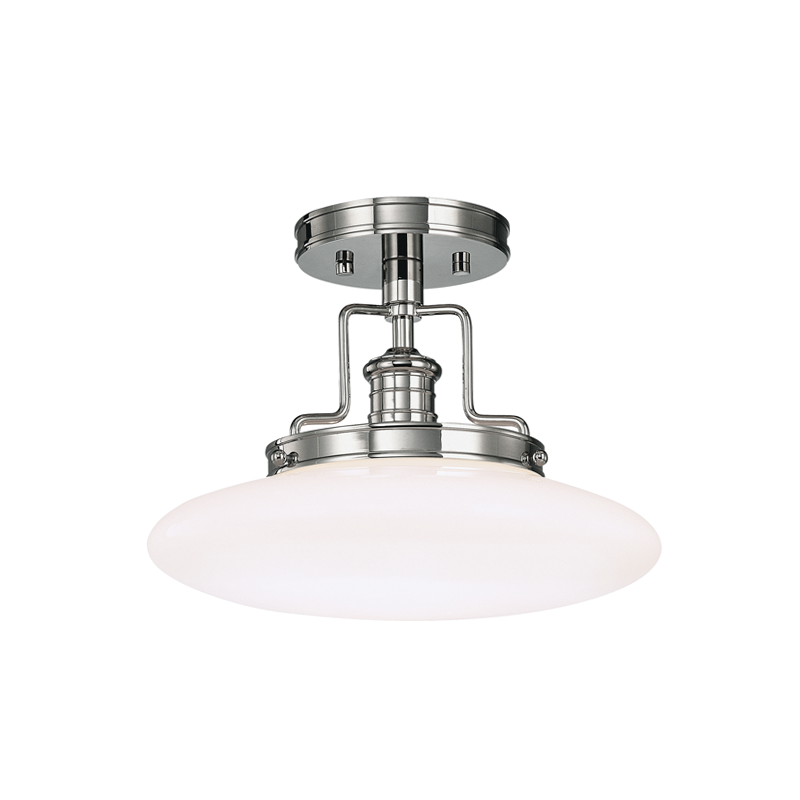 Hudson Valley Lighting Beacon Semi Flush Semi Flush Hudson Valley Lighting Polished Nickel  