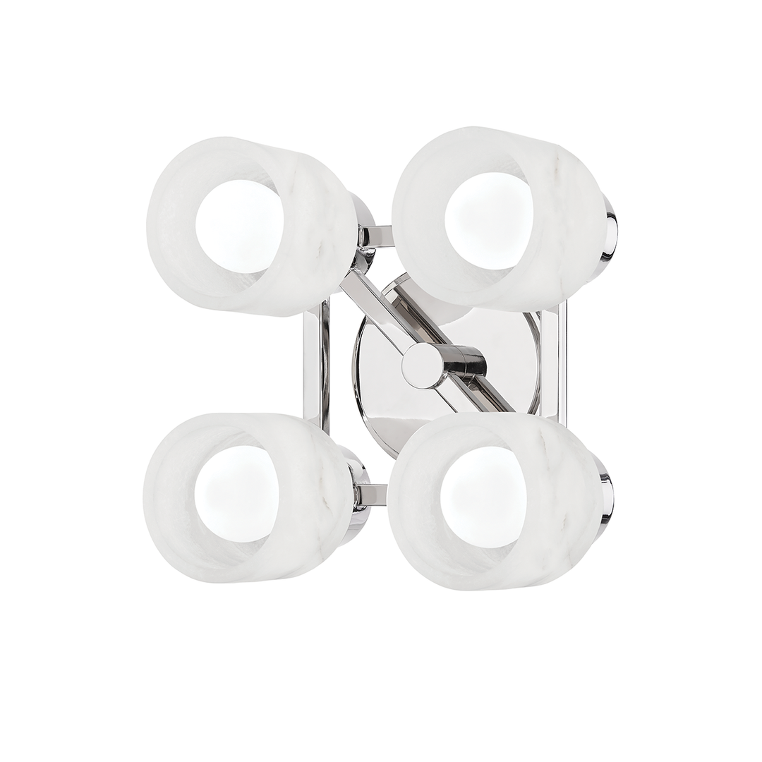 Hudson Valley Lighting Centerport Semi Flush Ceiling Semi Flush Mounts Hudson Valley Lighting Polished Nickel  