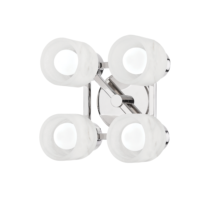 Hudson Valley Lighting Centerport Semi Flush Ceiling Semi Flush Mounts Hudson Valley Lighting Polished Nickel  