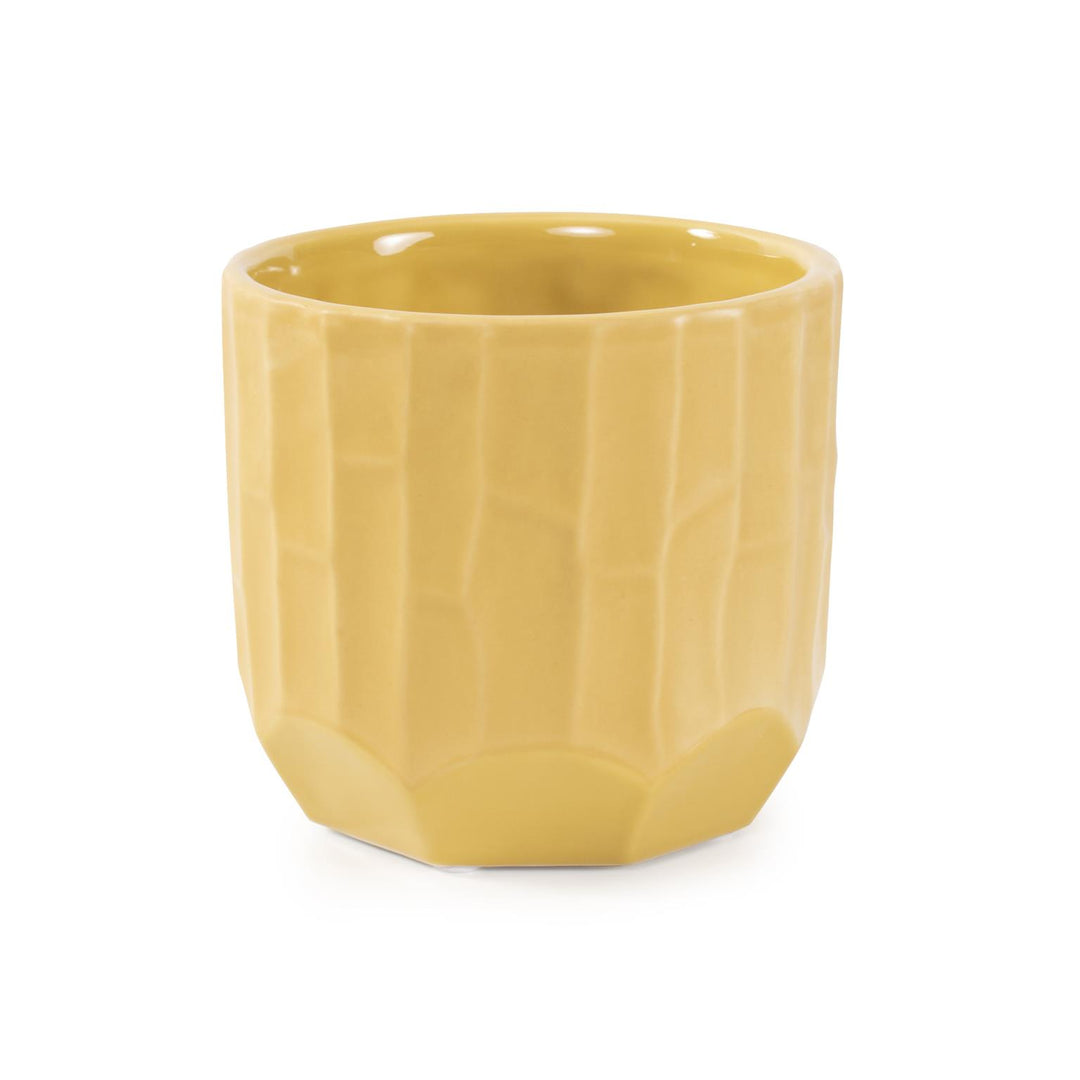 Howard Elliott Collection Golden Bee Ceramic Cache Pot, Short Decorative Accents Howard Elliott Collection   