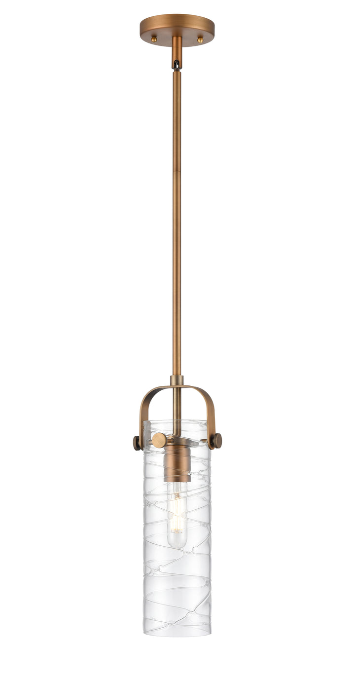 Innovations Lighting Pilaster II Cylinder 12" Pendant - Brushed Brass