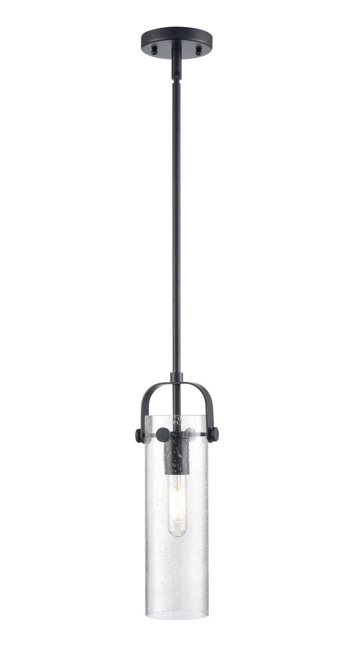 Innovations Lighting Pilaster II Cylinder 12" Pendant - Matte Black