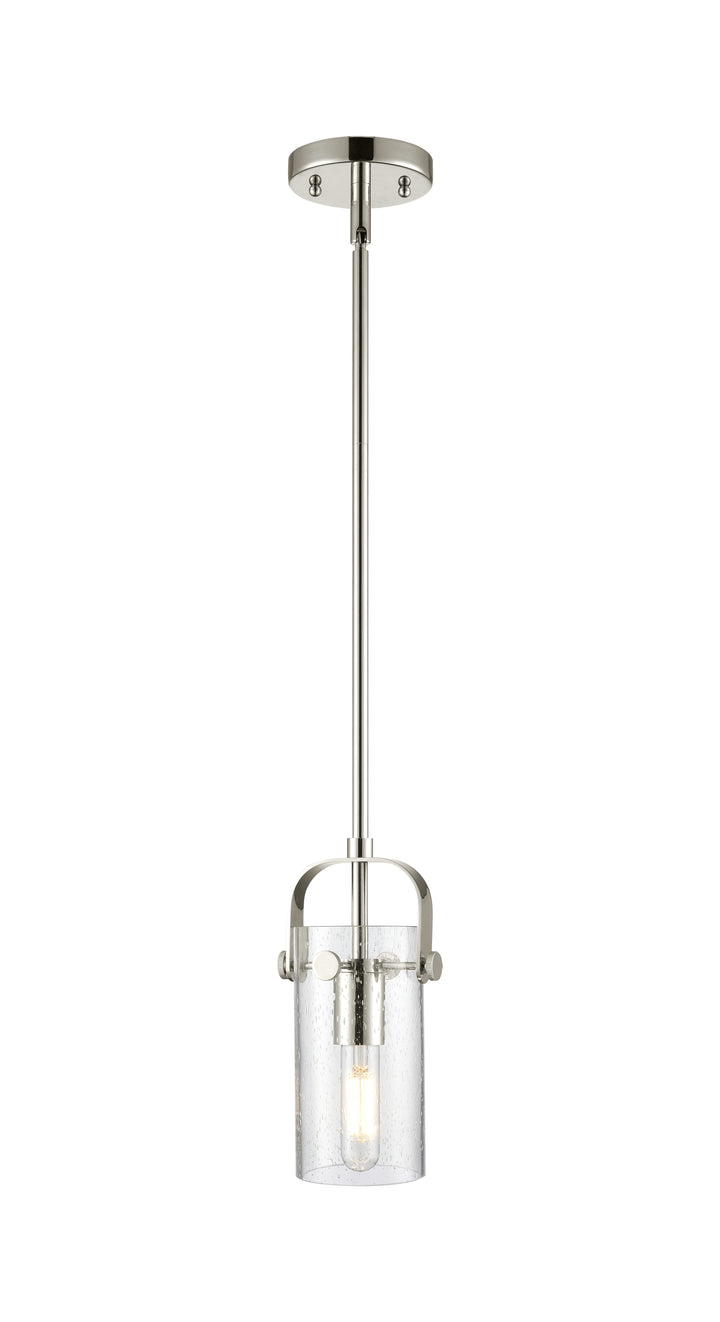 Innovations Lighting Pilaster II Cylinder 7" Pendant - Polished Nickel