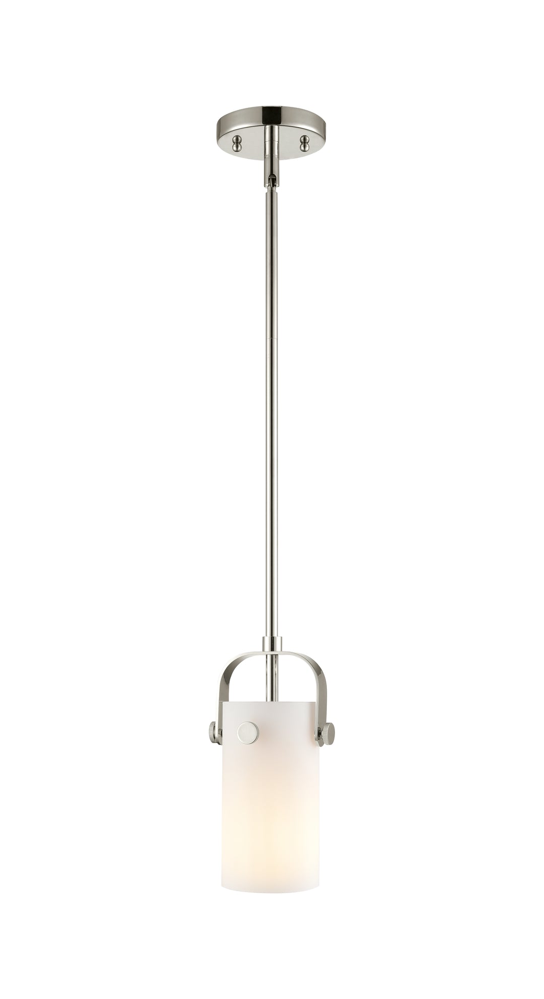 Innovations Lighting Pilaster II Cylinder 7" Pendant - Polished Nickel