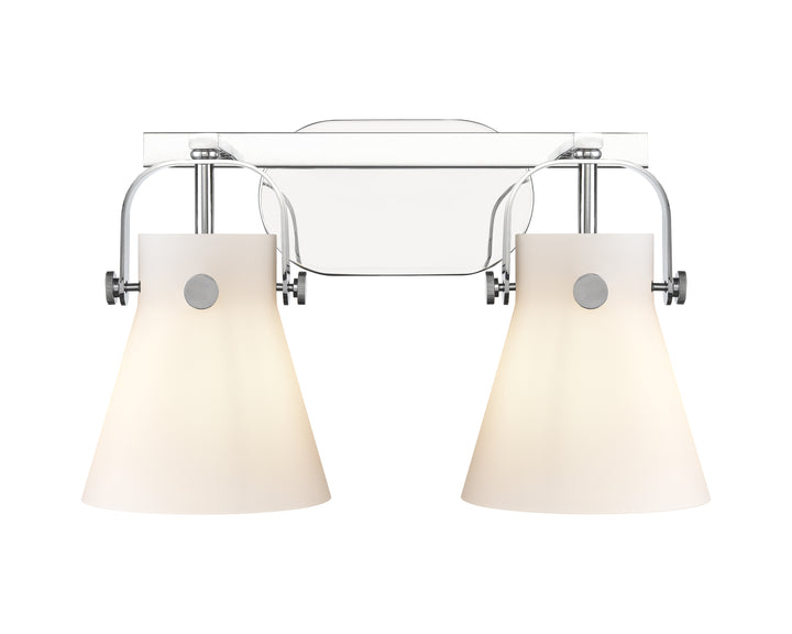 Innovations Lighting Pilaster II Cone 6" Bath Vanity Light - Polished Chrome Vanity Lights Innovations Lighting   