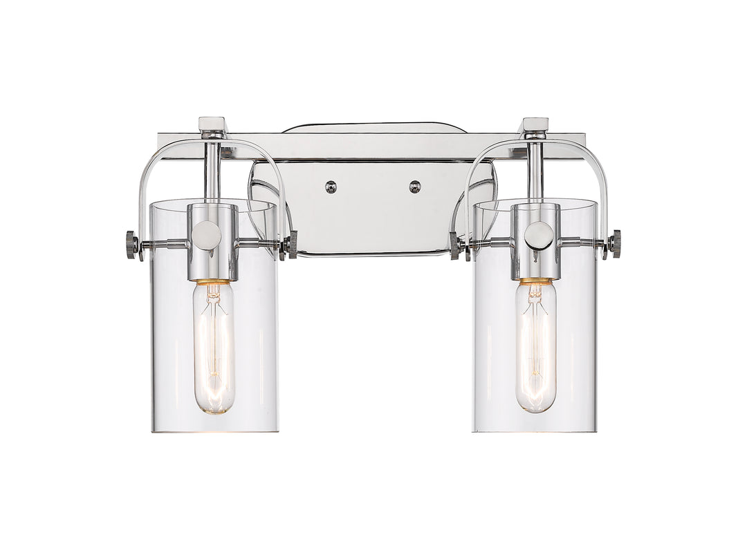 Innovations Lighting Pilaster II Cylinder 7" Bath Vanity Light - Polished Chrome Vanity Lights Innovations Lighting   