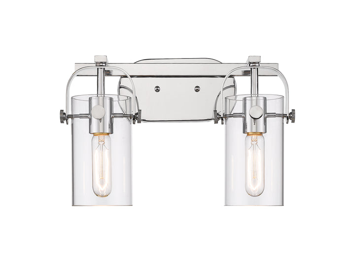 Innovations Lighting Pilaster II Cylinder 7" Bath Vanity Light - Polished Chrome Vanity Lights Innovations Lighting   