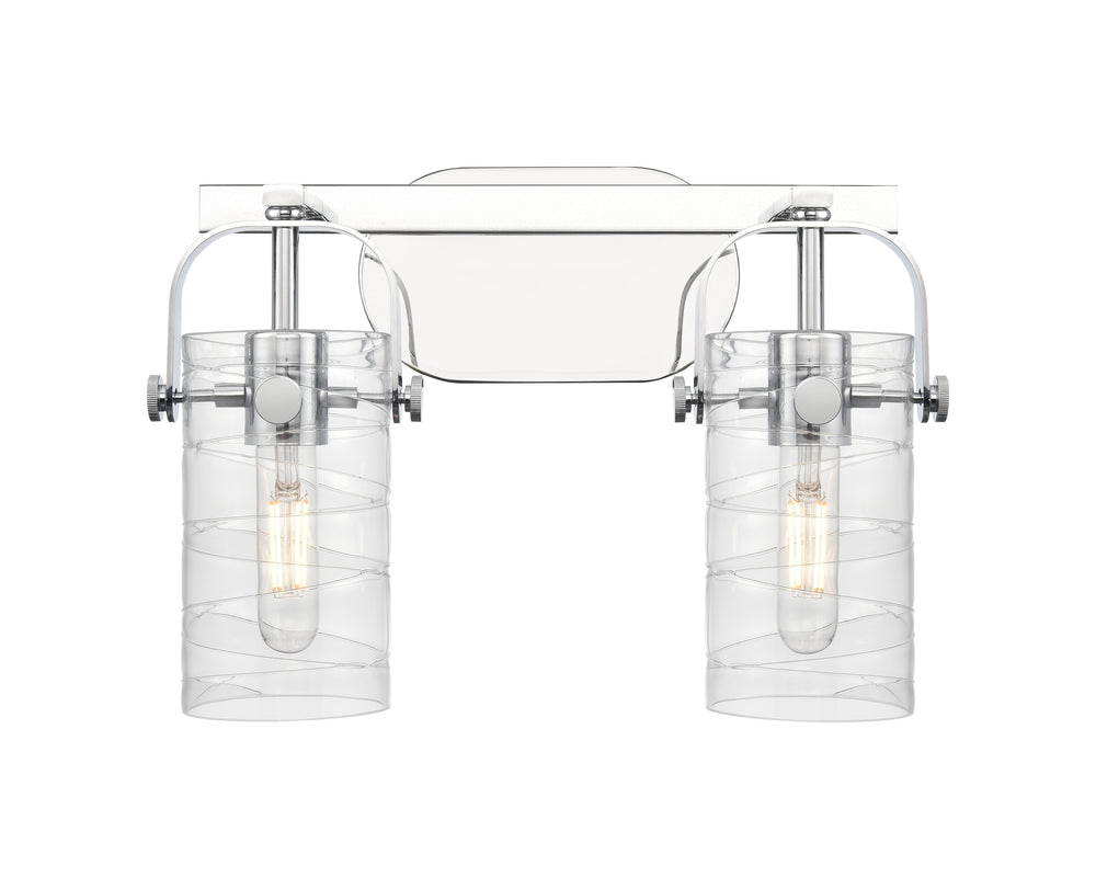 Innovations Lighting Pilaster II Cylinder 7" Bath Vanity Light - Polished Chrome Vanity Lights Innovations Lighting   