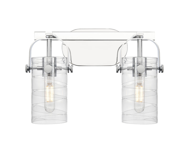 Innovations Lighting Pilaster II Cylinder 7" Bath Vanity Light - Polished Chrome Vanity Lights Innovations Lighting   