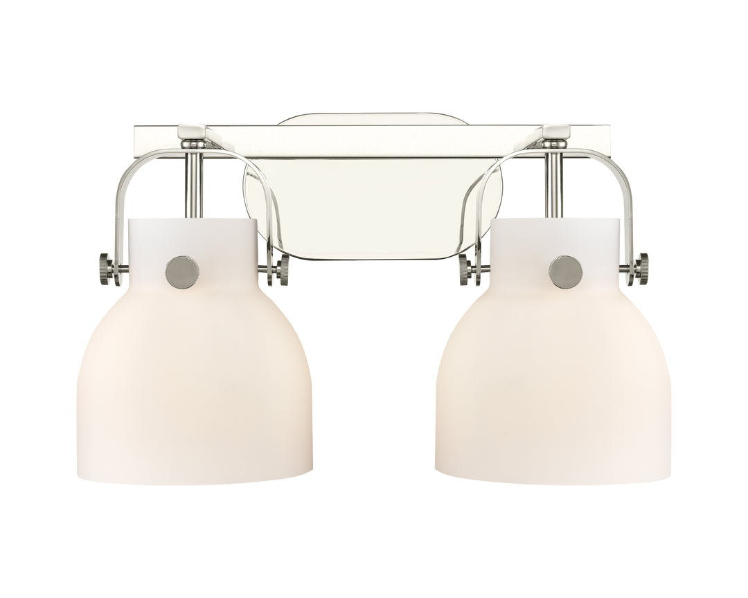 Innovations Lighting Pilaster II Bell 6" Bath Vanity Light - Polished Nickel Vanity Lights Innovations Lighting   