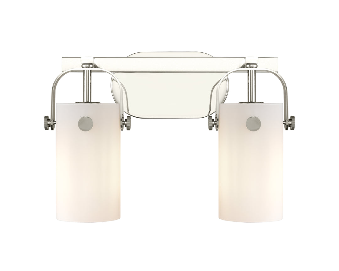 Innovations Lighting Pilaster II Cylinder 7" Bath Vanity Light - Polished Nickel Vanity Lights Innovations Lighting   