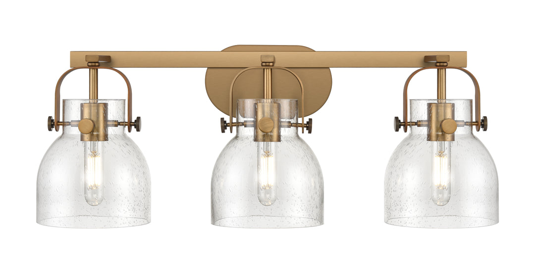 Innovations Lighting Pilaster II Bell 6" Bath Vanity Light - Brushed Brass Vanity Lights Innovations Lighting   