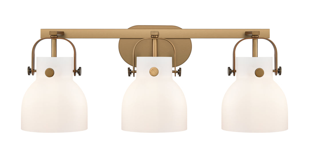 Innovations Lighting Pilaster II Bell 6" Bath Vanity Light - Brushed Brass Vanity Lights Innovations Lighting   