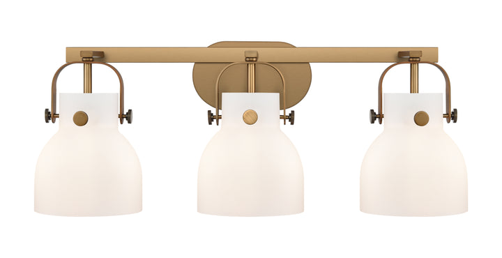 Innovations Lighting Pilaster II Bell 6" Bath Vanity Light - Brushed Brass Vanity Lights Innovations Lighting   