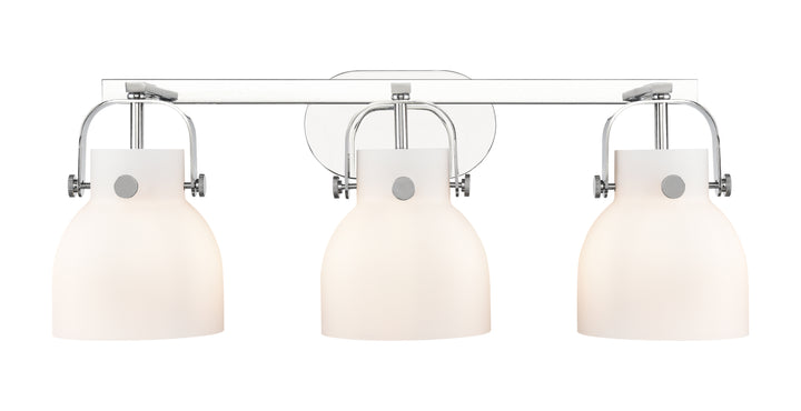 Innovations Lighting Pilaster II Bell 6" Bath Vanity Light - Polished Chrome Vanity Lights Innovations Lighting   