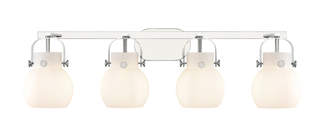 Innovations Lighting Pilaster II Sphere 6" Bath Vanity Light - Polished Chrome Vanity Lights Innovations Lighting   