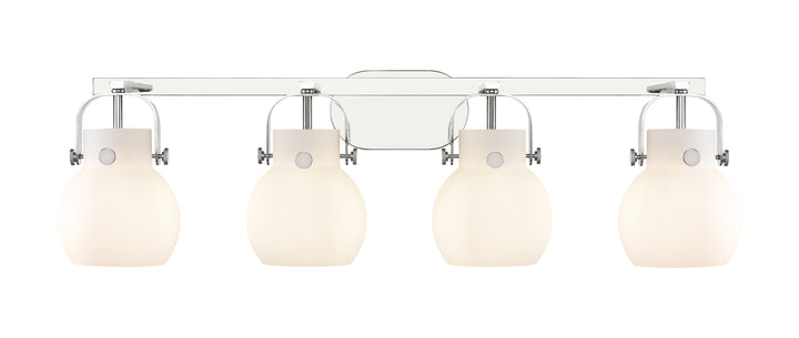 Innovations Lighting Pilaster II Sphere 6" Bath Vanity Light - Polished Chrome Vanity Lights Innovations Lighting   