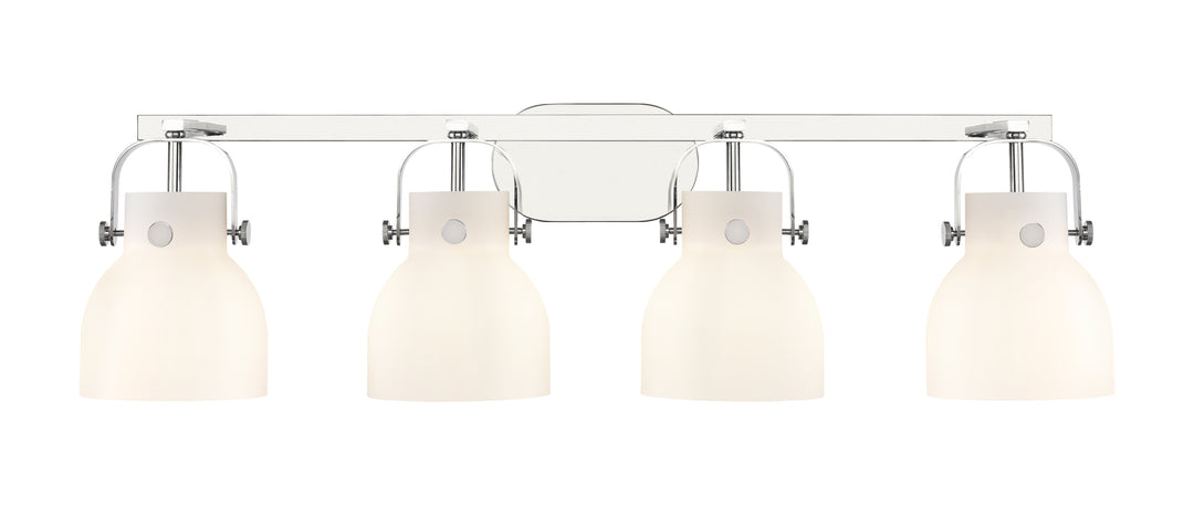 Innovations Lighting Pilaster II Bell 6" Bath Vanity Light - Polished Chrome Vanity Lights Innovations Lighting   