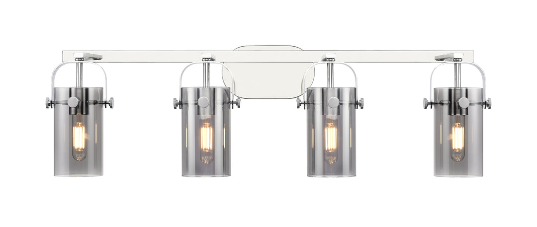 Innovations Lighting Pilaster II Cylinder 7" Bath Vanity Light - Polished Chrome Vanity Lights Innovations Lighting   