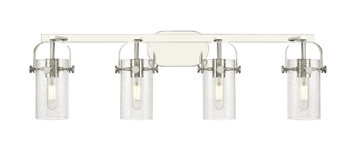 Innovations Lighting Pilaster II Cylinder 7" Bath Vanity Light - Polished Nickel Vanity Lights Innovations Lighting   