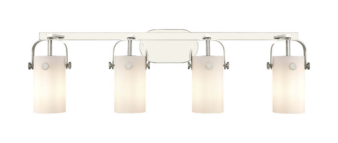 Innovations Lighting Pilaster II Cylinder 7" Bath Vanity Light - Polished Nickel Vanity Lights Innovations Lighting   