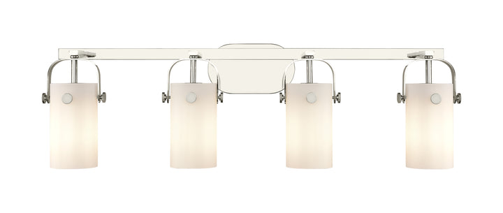 Innovations Lighting Pilaster II Cylinder 7" Bath Vanity Light - Polished Nickel Vanity Lights Innovations Lighting   