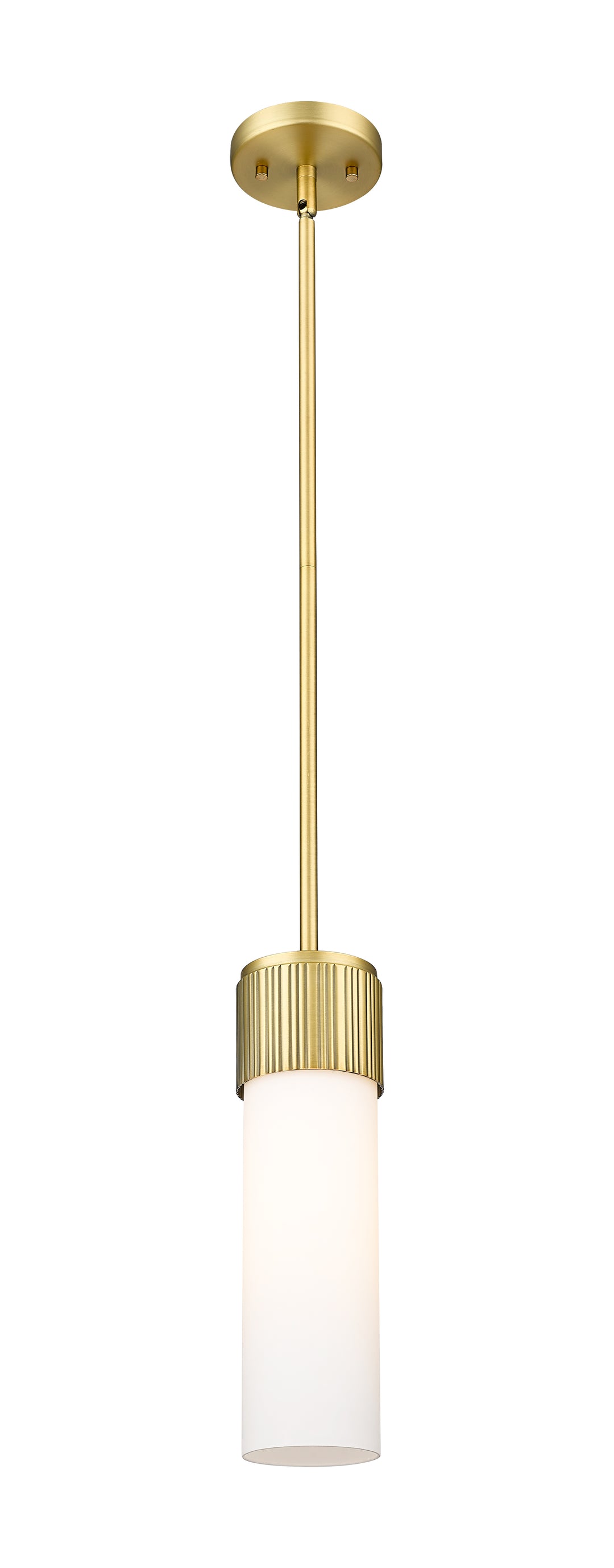 Innovations Lighting Bolivar 12" Pendant Pendants Innovations Lighting Brushed Brass White ; Glass Type: Frosted 