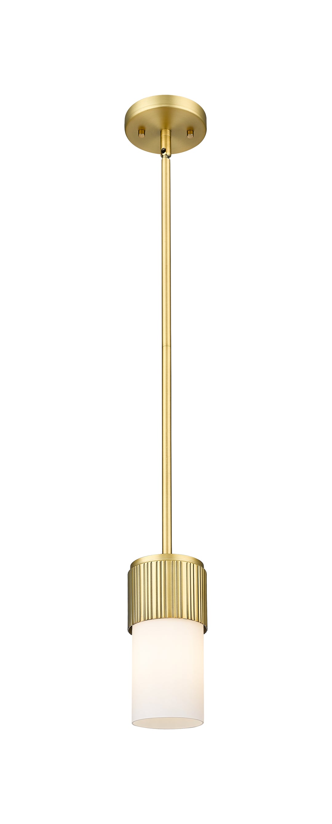 Innovations Lighting Bolivar 7" Pendant Pendants Innovations Lighting Brushed Brass White ; Glass Type: Frosted 