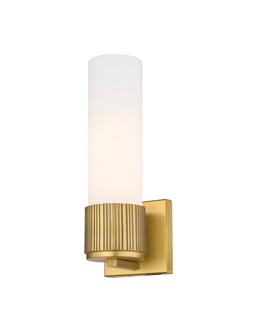 Innovations Lighting Bolivar 12" Sconce Wall Sconces Innovations Lighting Brushed Brass White ; Glass Type: Frosted 