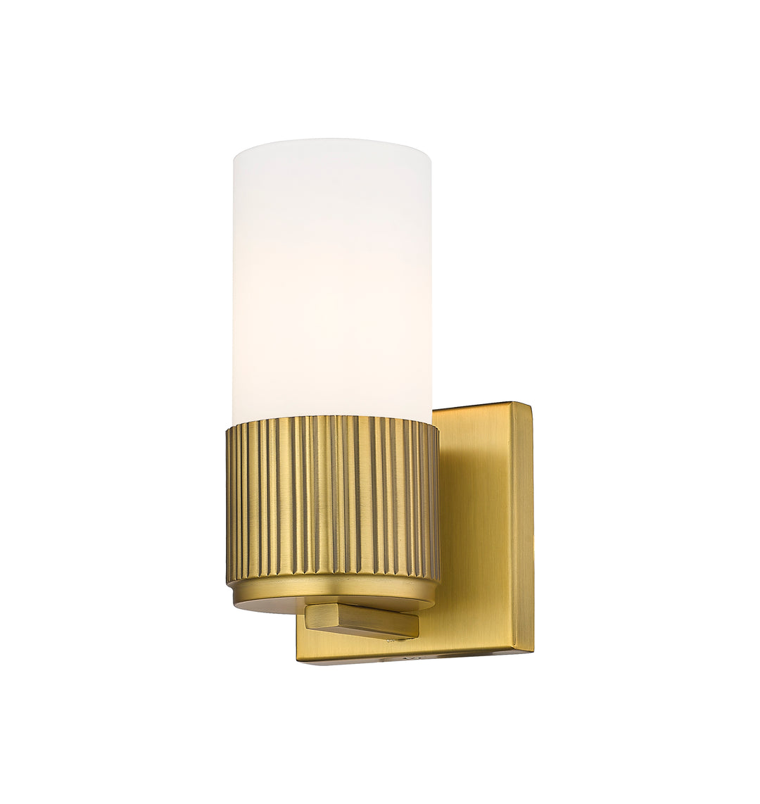 Innovations Lighting Bolivar 7" Sconce Wall Sconces Innovations Lighting Brushed Brass White ; Glass Type: Frosted 