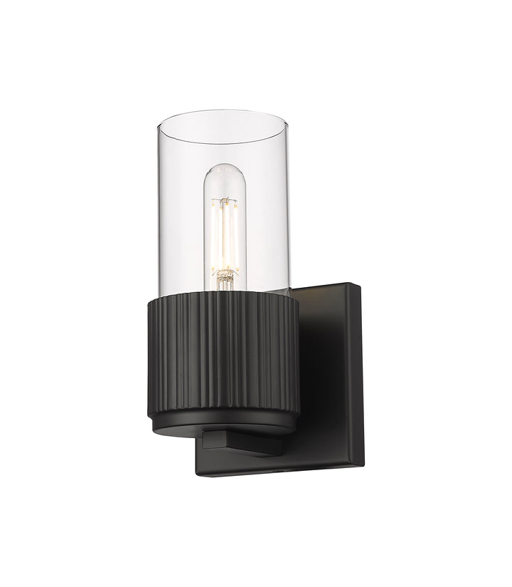 Innovations Lighting Bolivar 7" Sconce Wall Sconces Innovations Lighting Matte Black Clear ; Glass Type: Clear 