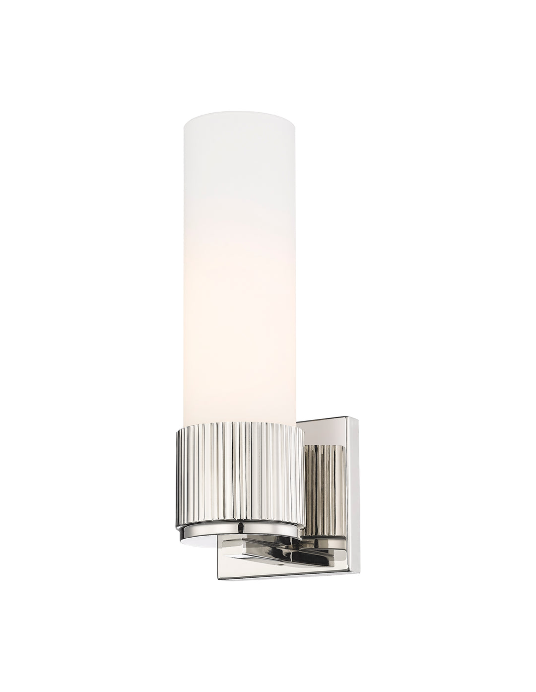 Innovations Lighting Bolivar 12" Sconce Wall Sconces Innovations Lighting Polished Nickel White ; Glass Type: Frosted 