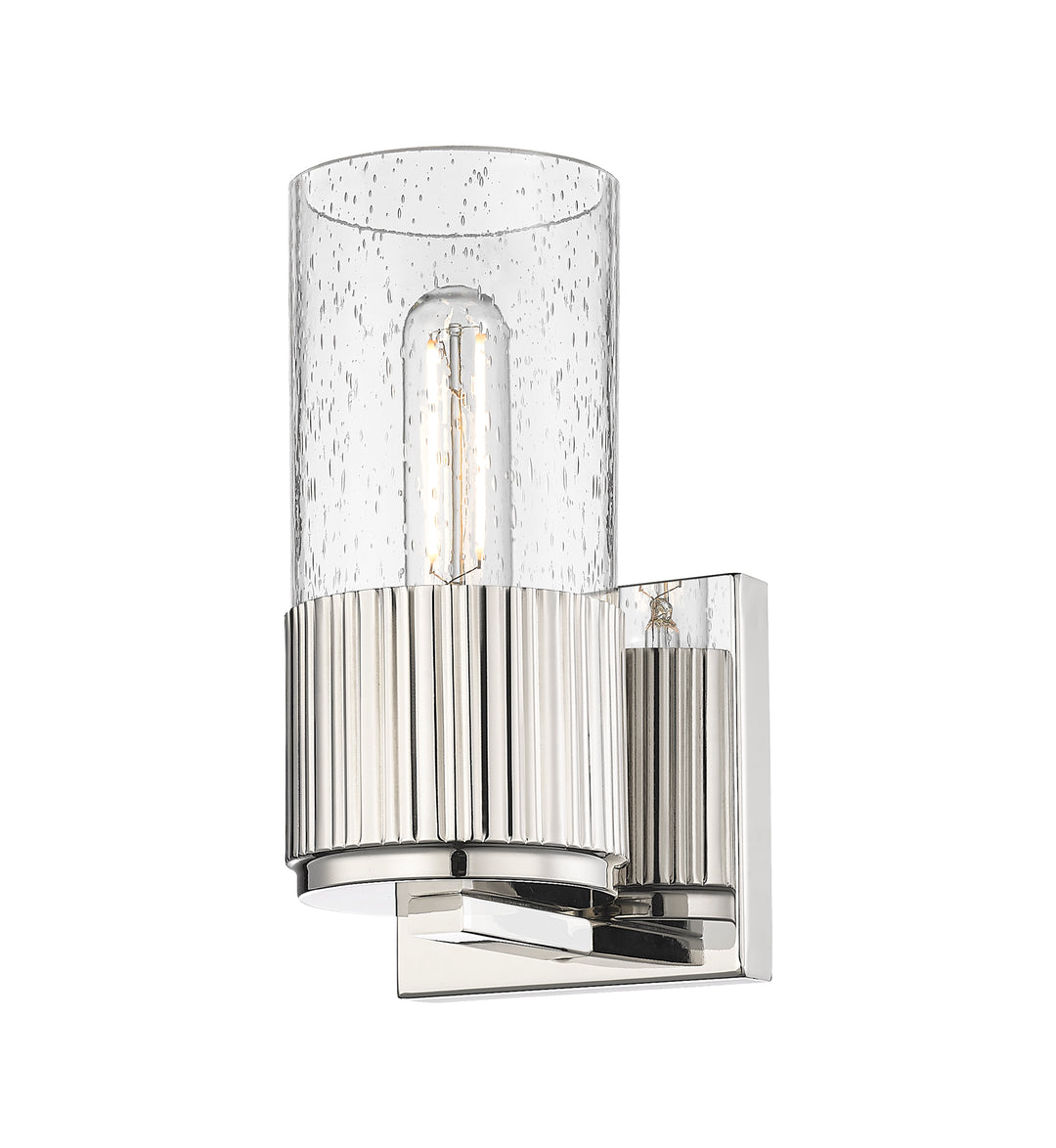 Innovations Lighting Bolivar 7" Sconce Wall Sconces Innovations Lighting Polished Nickel Seedy ; Glass Type: Seedy 