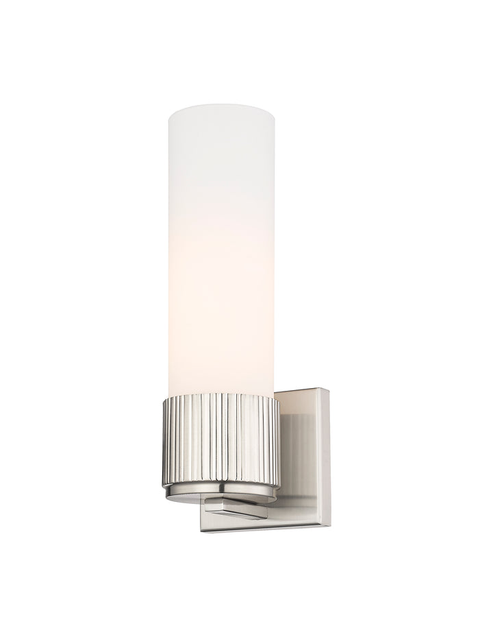 Innovations Lighting Bolivar 12" Sconce Wall Sconces Innovations Lighting Satin Nickel White ; Glass Type: Frosted 