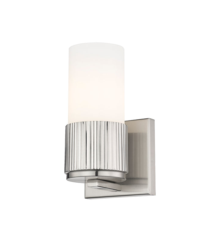 Innovations Lighting Bolivar 7" Sconce Wall Sconces Innovations Lighting Satin Nickel White ; Glass Type: Frosted 