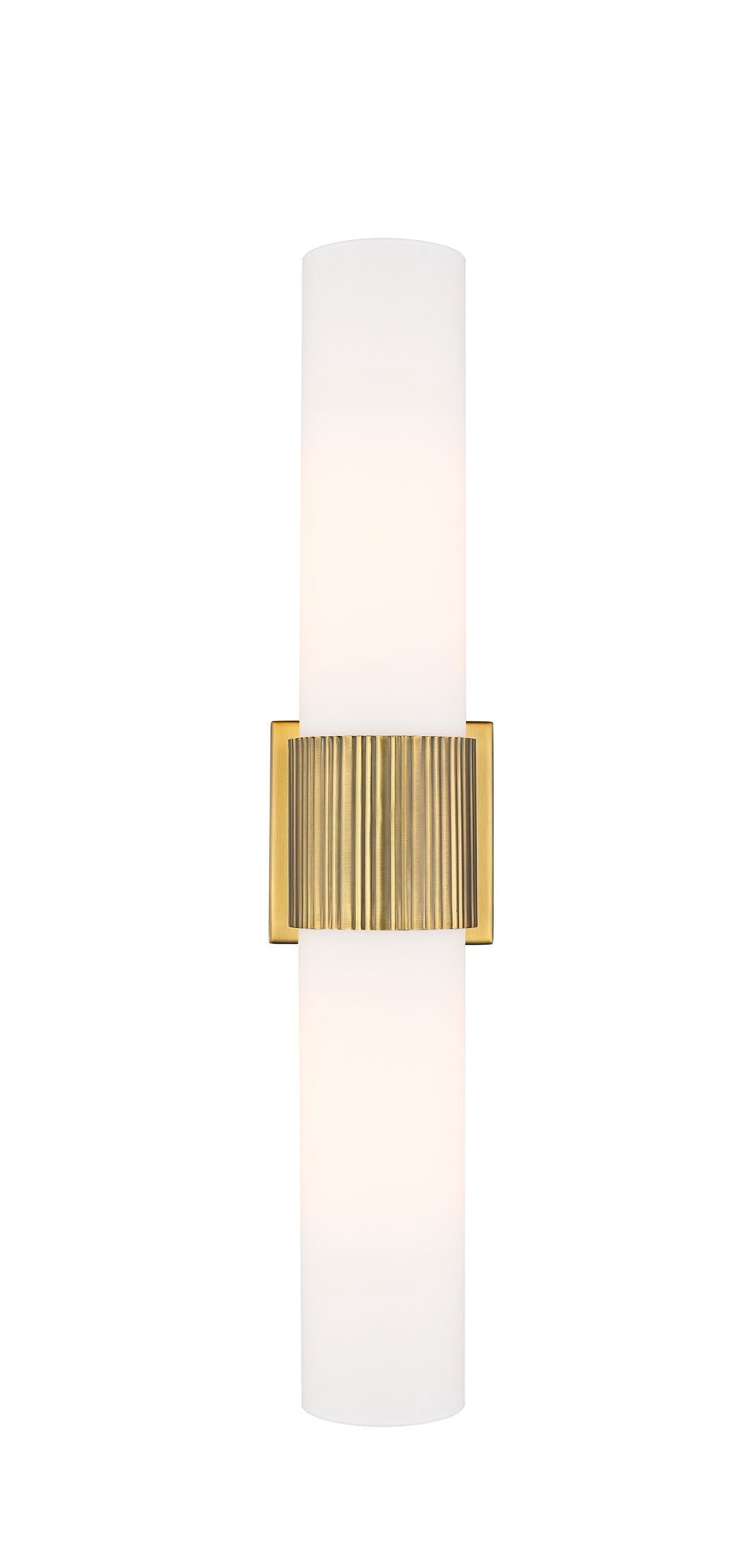 Innovations Lighting Bolivar 12" Bath Vanity Light - Brushed Brass Vanity Lights Innovations Lighting White ; Glass Type: Frosted  