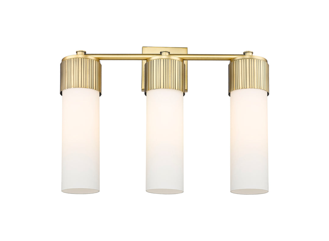 Innovations Lighting Bolivar 12" Bath Vanity Light - Brushed Brass Vanity Lights Innovations Lighting White ; Glass Type: Frosted  