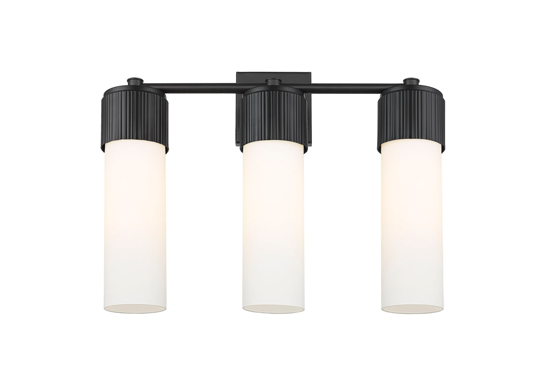 Innovations Lighting Bolivar 12" Bath Vanity Light - Matte Black Vanity Lights Innovations Lighting   