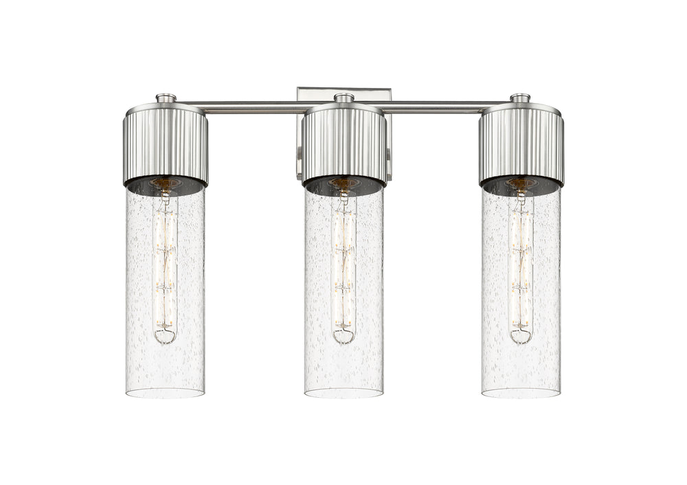 Innovations Lighting Bolivar 12" Bath Vanity Light - Satin Nickel Vanity Lights Innovations Lighting   