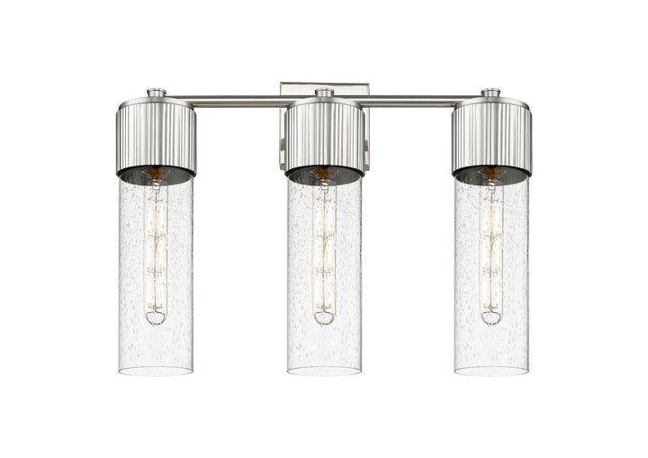 Innovations Lighting Bolivar 12" Bath Vanity Light - Satin Nickel Vanity Lights Innovations Lighting   