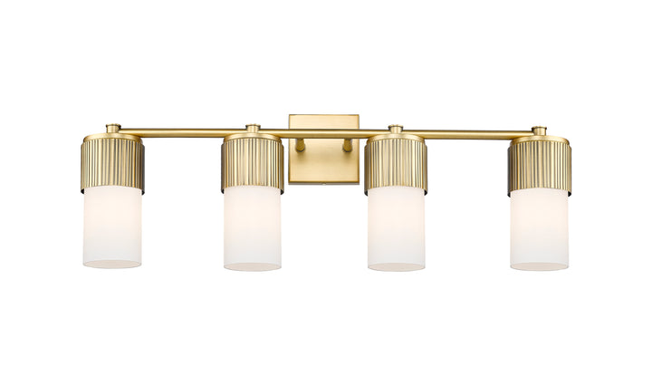 Innovations Lighting Bolivar 7" Bath Vanity Light - Brushed Brass Vanity Lights Innovations Lighting White ; Glass Type: Frosted  