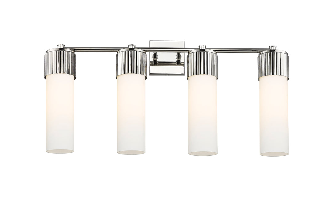 Innovations Lighting Bolivar 12" Bath Vanity Light - Polished Nickel Vanity Lights Innovations Lighting White ; Glass Type: Frosted  