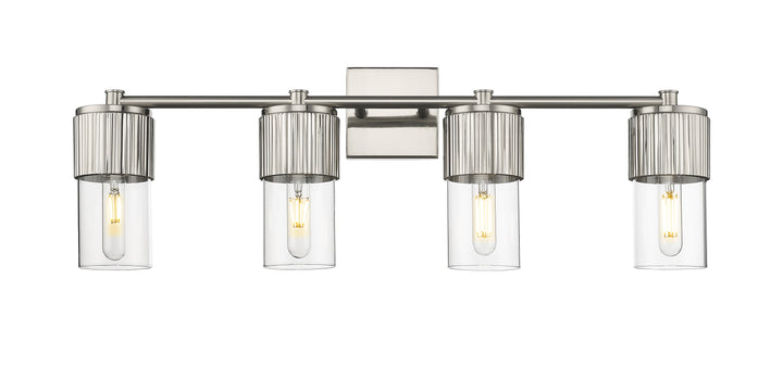 Innovations Lighting Bolivar 7" Bath Vanity Light - Satin Nickel Vanity Lights Innovations Lighting Clear ; Glass Type: Clear  