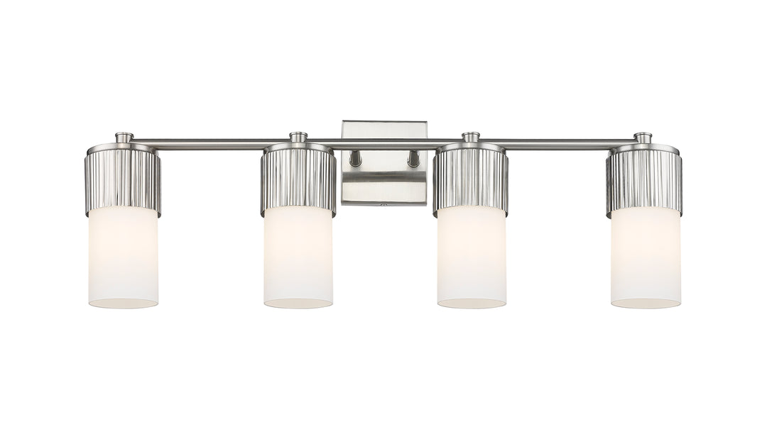 Innovations Lighting Bolivar 7" Bath Vanity Light - Satin Nickel Vanity Lights Innovations Lighting White ; Glass Type: Frosted  