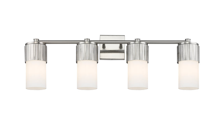 Innovations Lighting Bolivar 7" Bath Vanity Light - Satin Nickel Vanity Lights Innovations Lighting White ; Glass Type: Frosted  