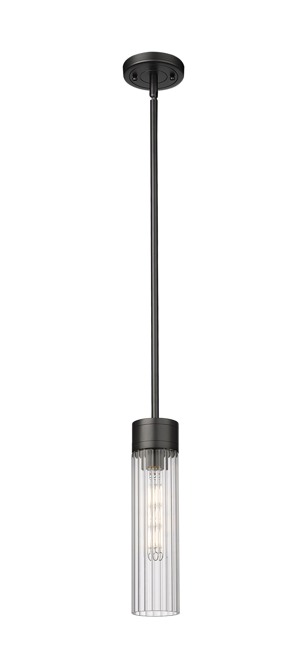 Innovations Lighting Empire 11" Pendant - Matte Black Pendants Innovations Lighting Clear ; Glass Type: Clear  