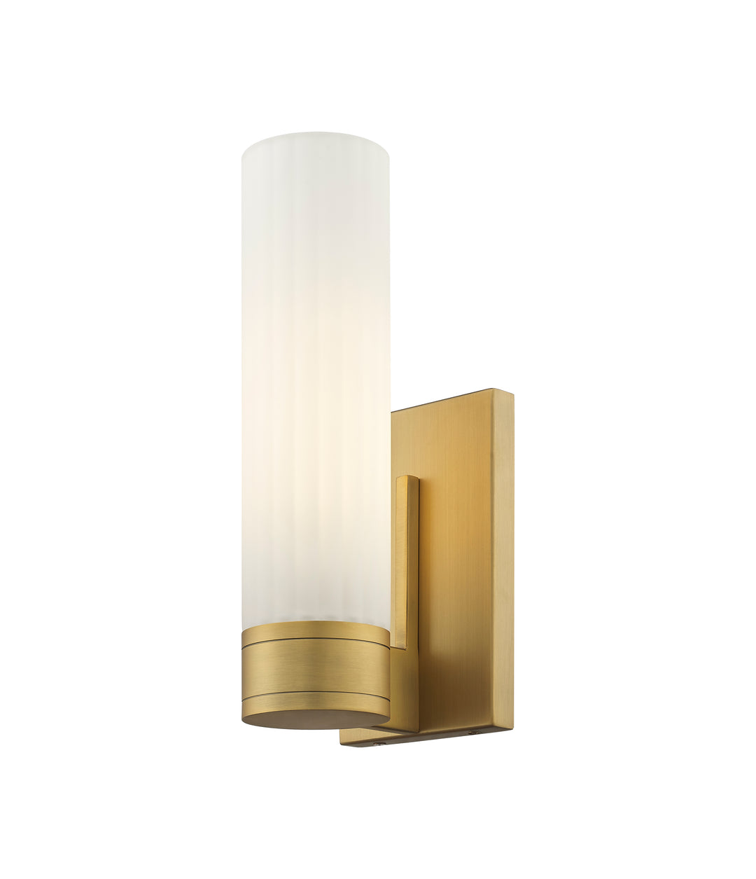 Innovations Lighting Empire 11" Sconce - Brushed Brass Wall Sconces Innovations Lighting White ; Glass Type: Frosted  