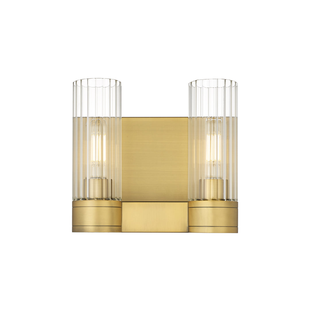 Innovations Lighting Empire 8" Bath Vanity Light - Brushed Brass Vanity Lights Innovations Lighting Clear ; Glass Type: Clear  