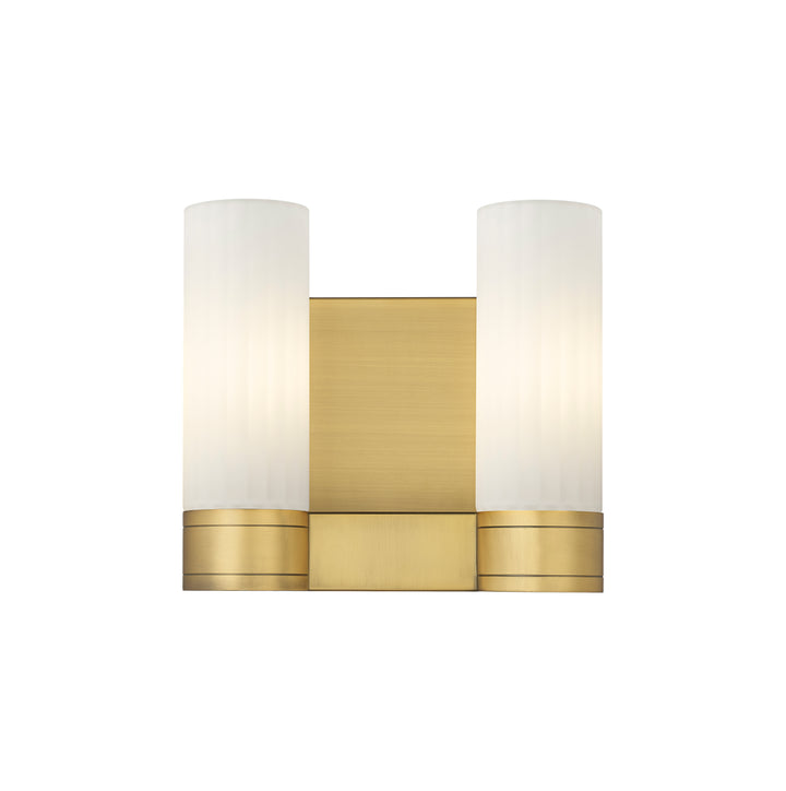 Innovations Lighting Empire 8" Bath Vanity Light - Brushed Brass Vanity Lights Innovations Lighting White ; Glass Type: Frosted  