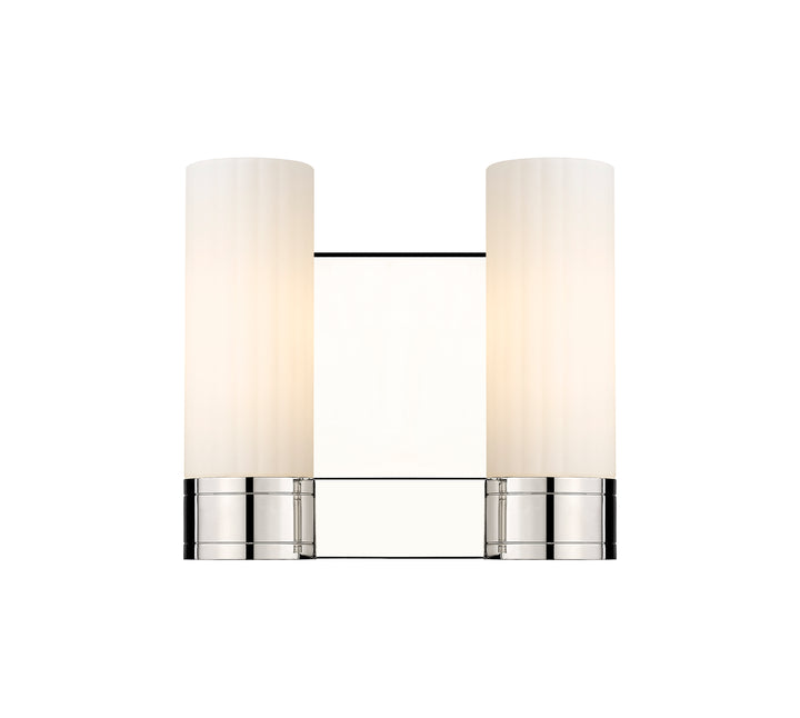 Innovations Lighting Empire 8" Bath Vanity Light - Polished Nickel Vanity Lights Innovations Lighting White ; Glass Type: Frosted  